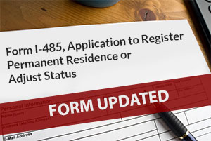 Form I-485 Updated
